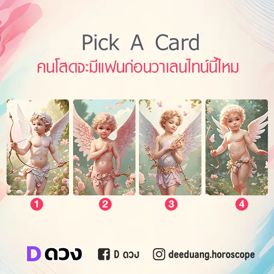 Pick A Card คนโสดจะมีแฟนก่อนวาเลนไทน์นี้ไหม