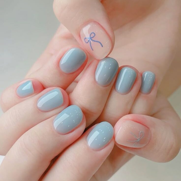 สีชมพู สีฟ้า และสีน้ำทะเล