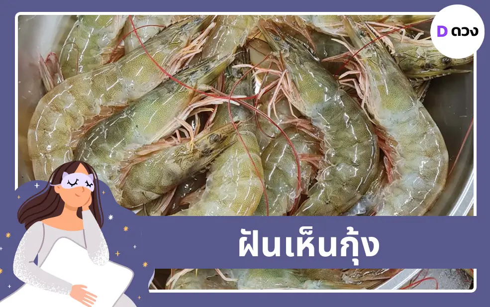 ฝันเห็นกุ้ง